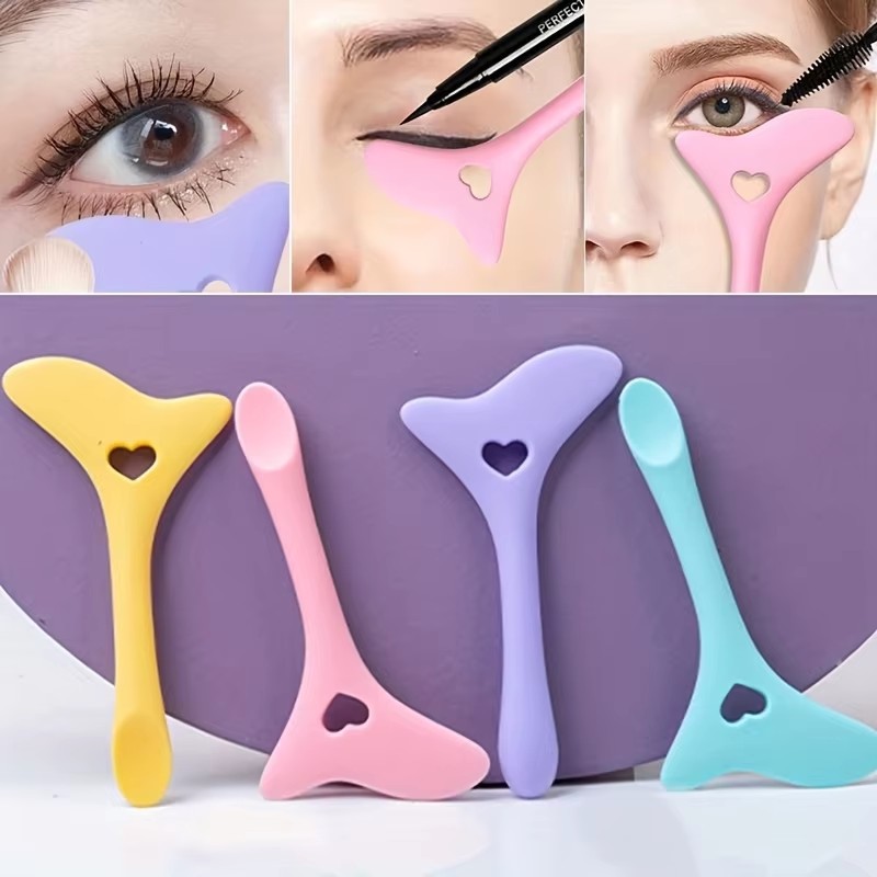 Beauty Makeup Tips - 1-3Pcs Silicone Eyeliner Makeup Stencils Wing