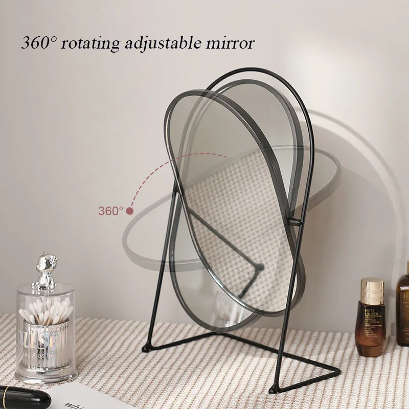 Beauty Makeup Definition - 360° Rotation Makeup Mirror Metal High-definition
