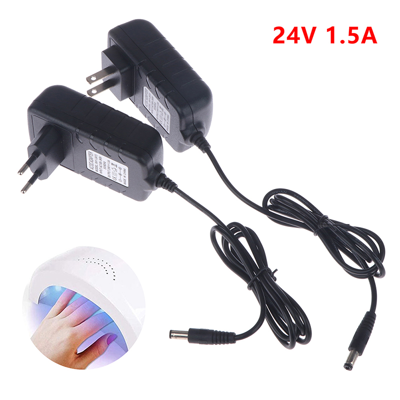 Uv Nail Lamp - 【24V 1.5A Power Supply Adapter Charger