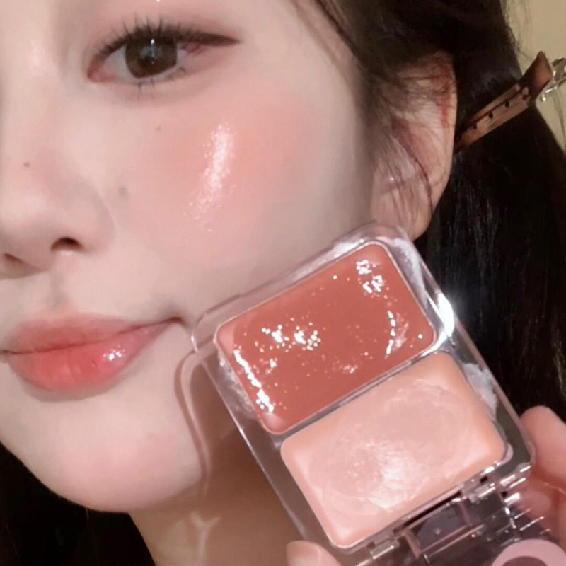 Ulta Beauty Makeup - Two-color Jelly Glow Blush, Milk Peach