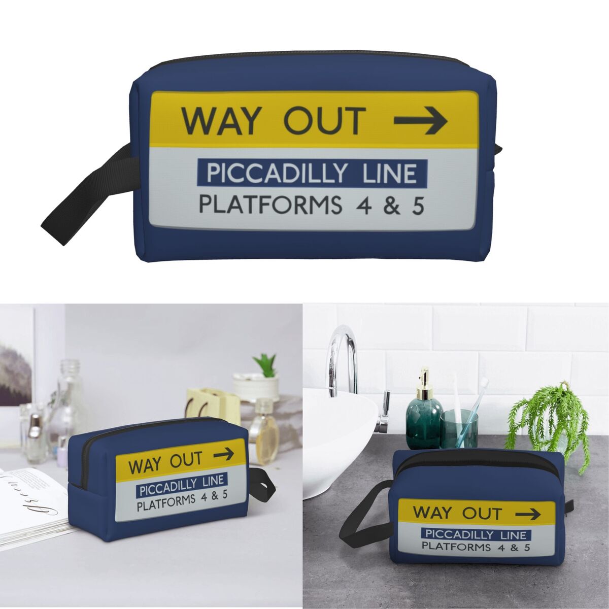 Beauty Makeup London - London Underground Way Out Sign Makeup