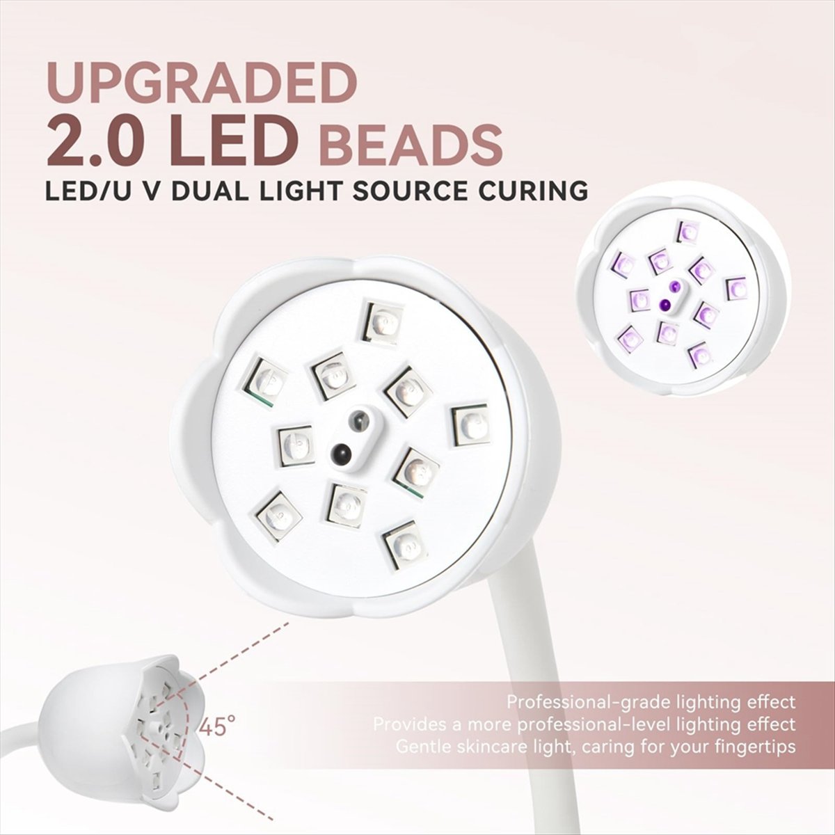 Uv Nail Lamp - M10K Mini Gel Polish Drying Lamp