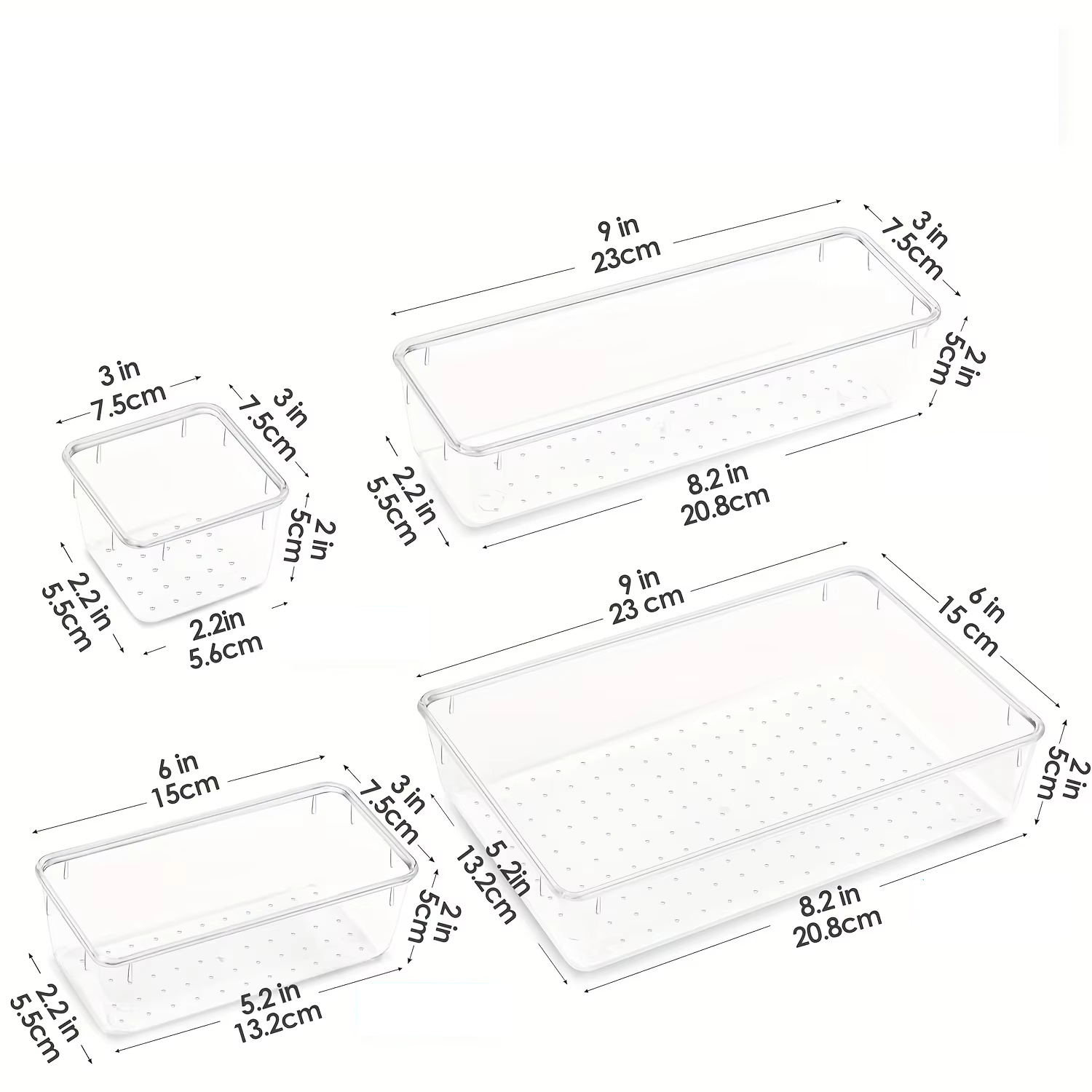 6/9/12Pack Drawer Organizers C - Beauty Makeup Desk 评论和价格