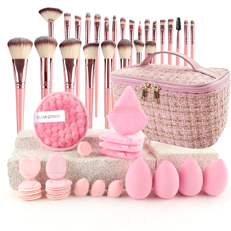 Makeup Brush Set Chic Fragranc - Beauty Makeup Bag 评论和价格