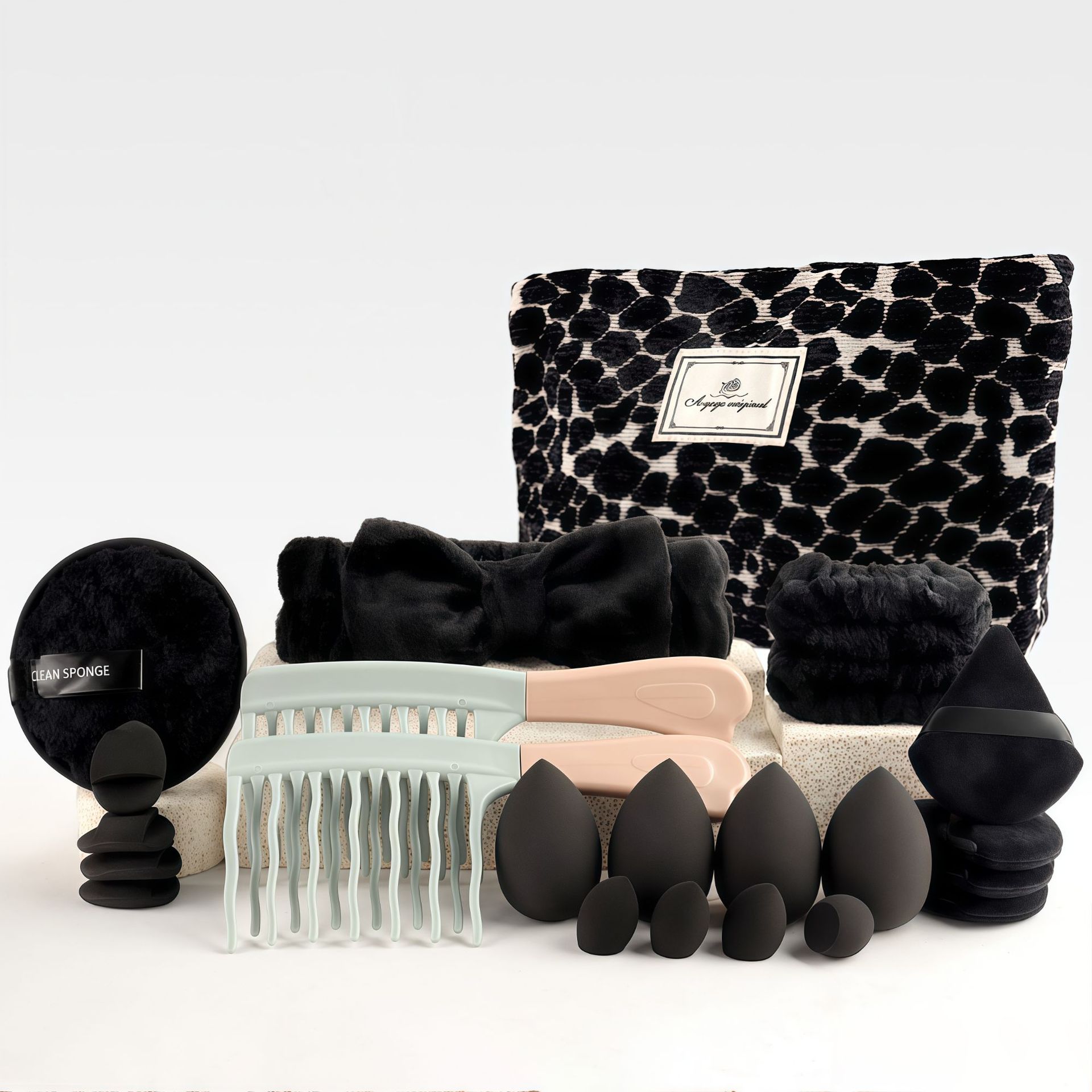 Makeup Brush Set Chic Fragranc - Beauty Makeup Bag 评论和价格