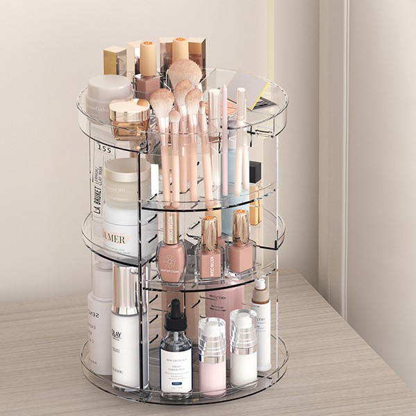 360-Degree Rotating Cosmetic S - Beauty Makeup Desk 评论和价格