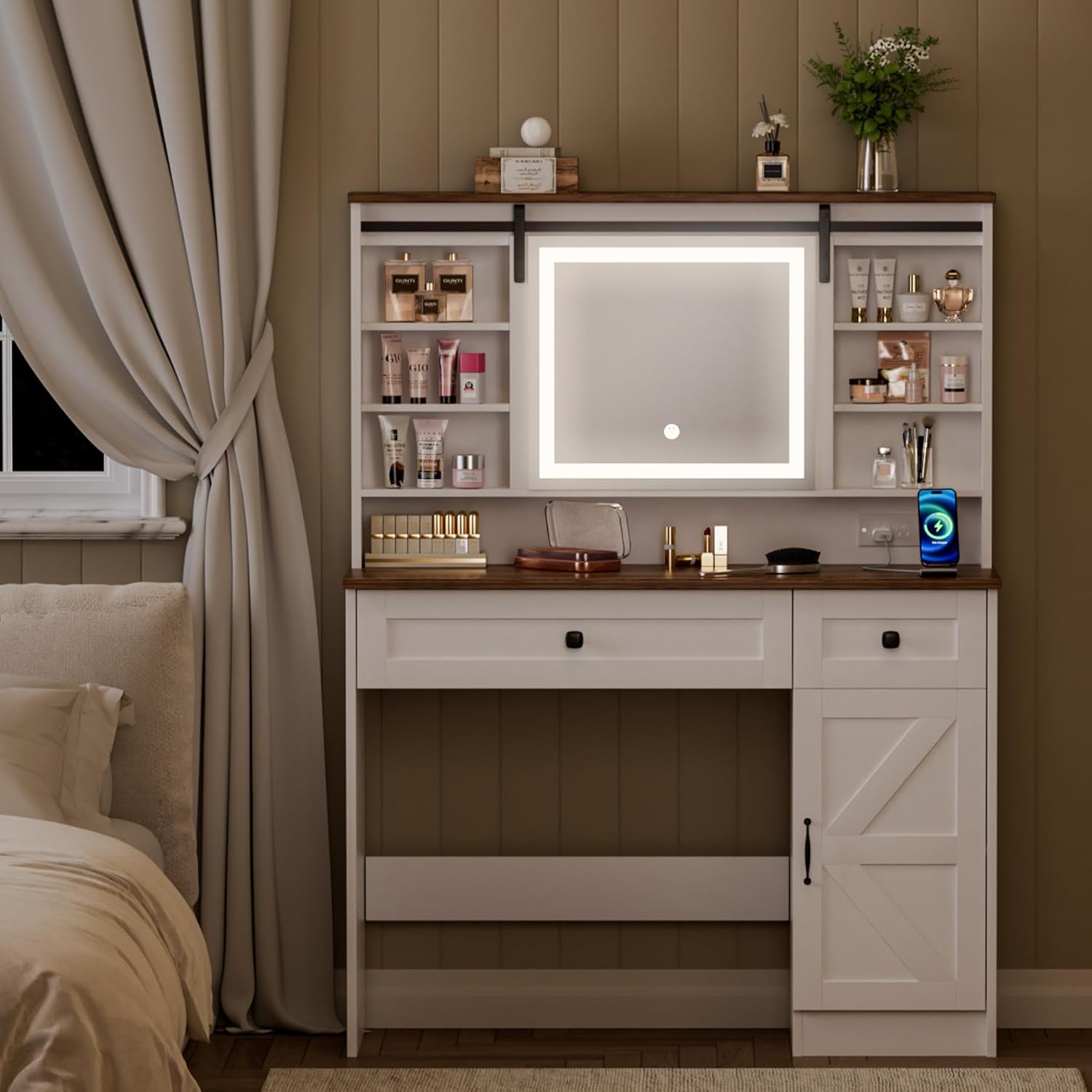 i*-Modern Beauty LED Vanity De - X Beauty Makeup 评论和价格