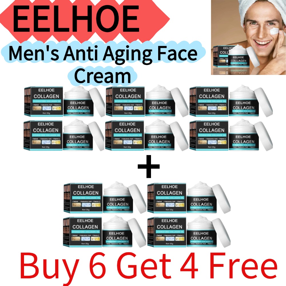 EELHOE (Buy 6 Get 4 Free) Men' - Anti-Aging Face Cream 评论和价格