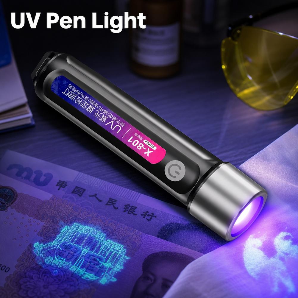 Mini UV LED Blacklight Flashli - Uv Nail Lamp 评论和价格