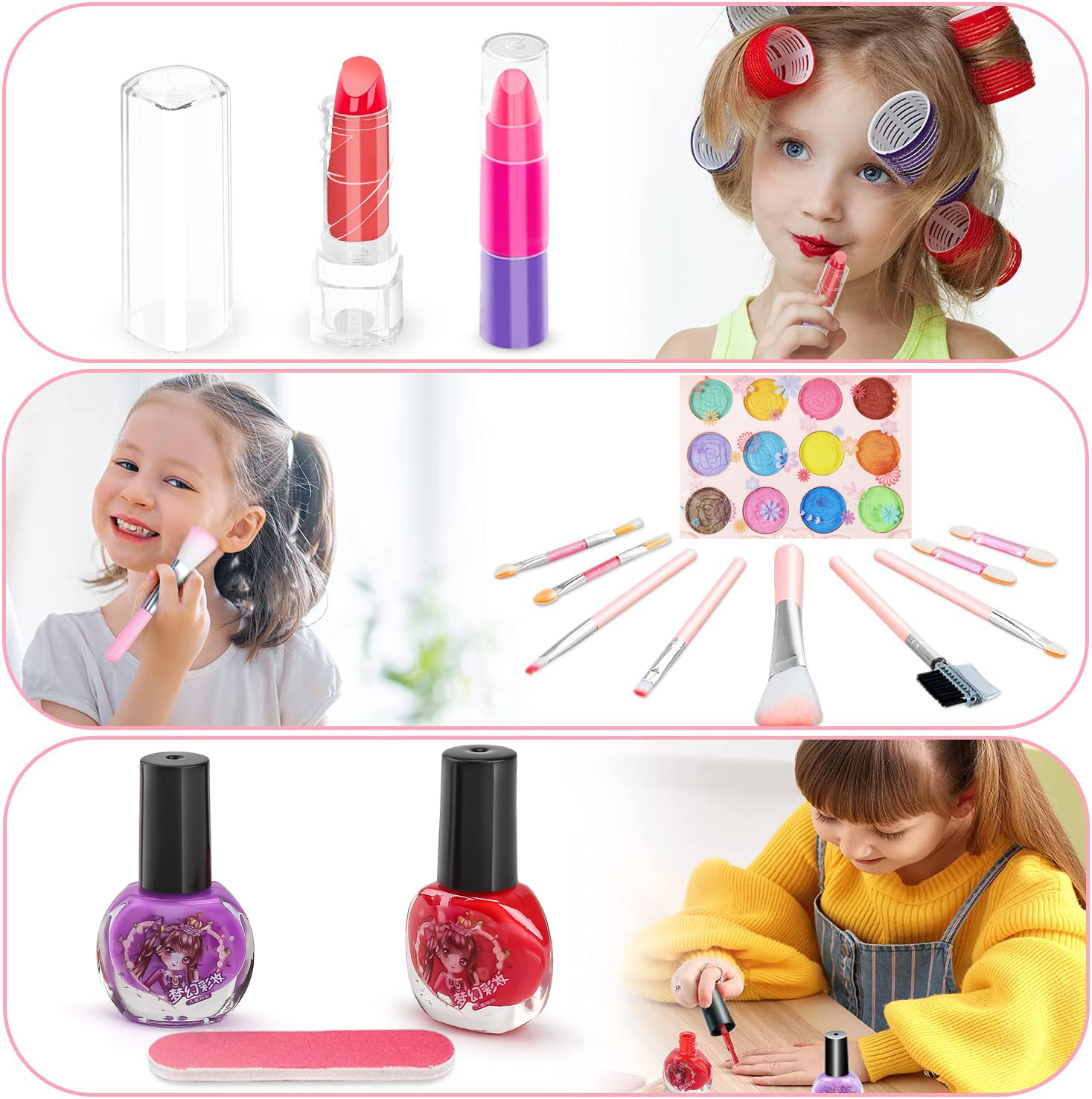 Kids Makeup Toy Kit for Girls, - Beauty Makeup Kids 评论和价格