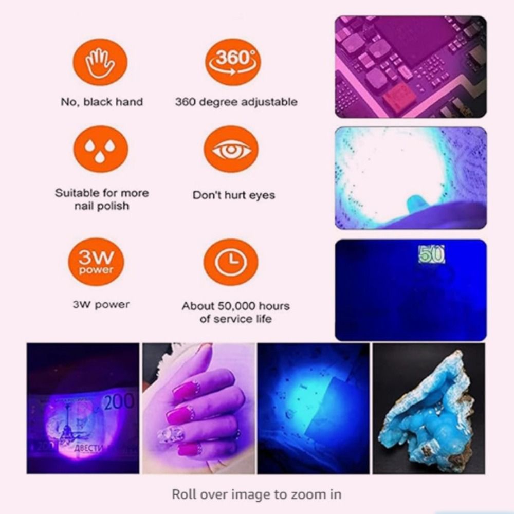 Portable 5W/3W UV Led Nail Lam - Uv Nail Lamp 评论和价格