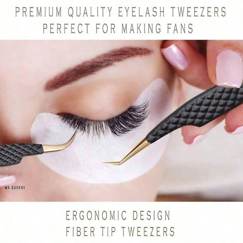 4Pcs Black Stainless Steel Fib - Beauty Makeup Tips 评论和价格