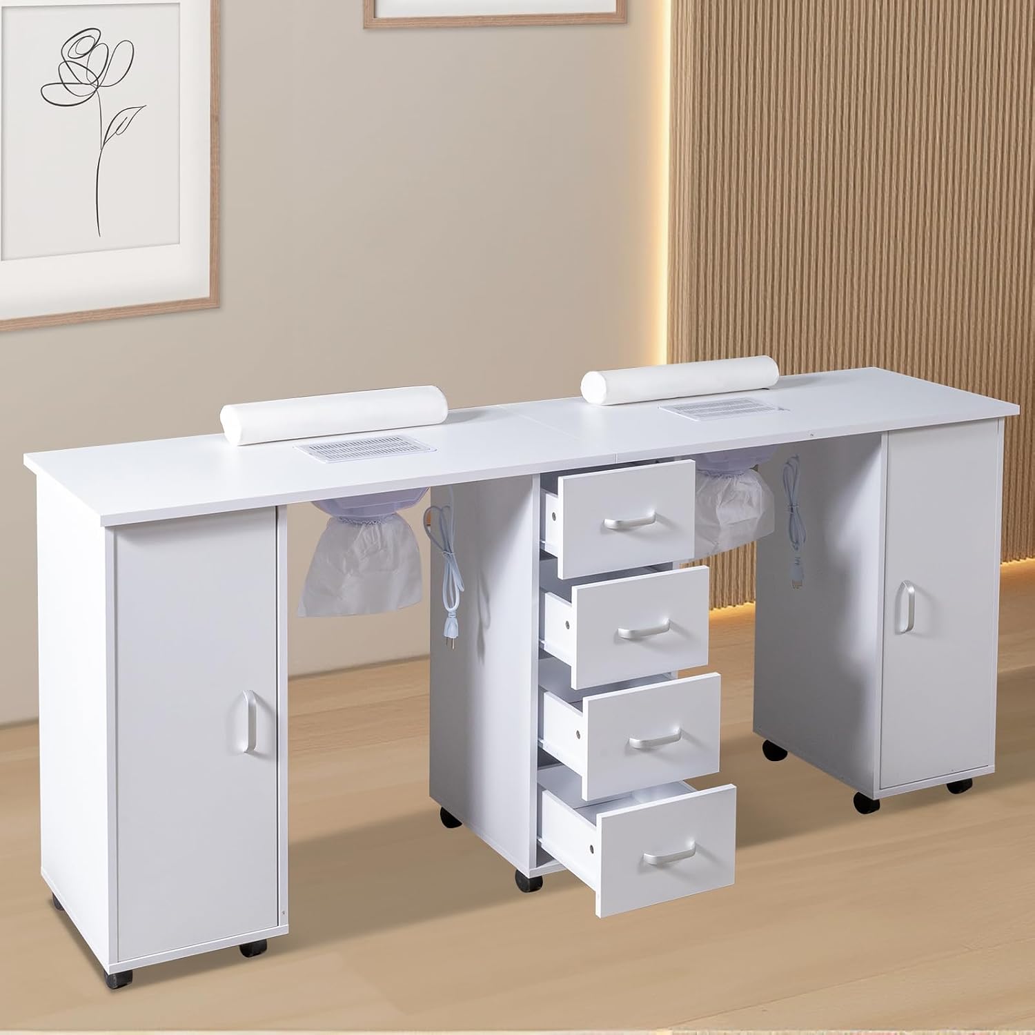 Double Manicure Table Nail Tab - X Beauty Makeup 评论和价格