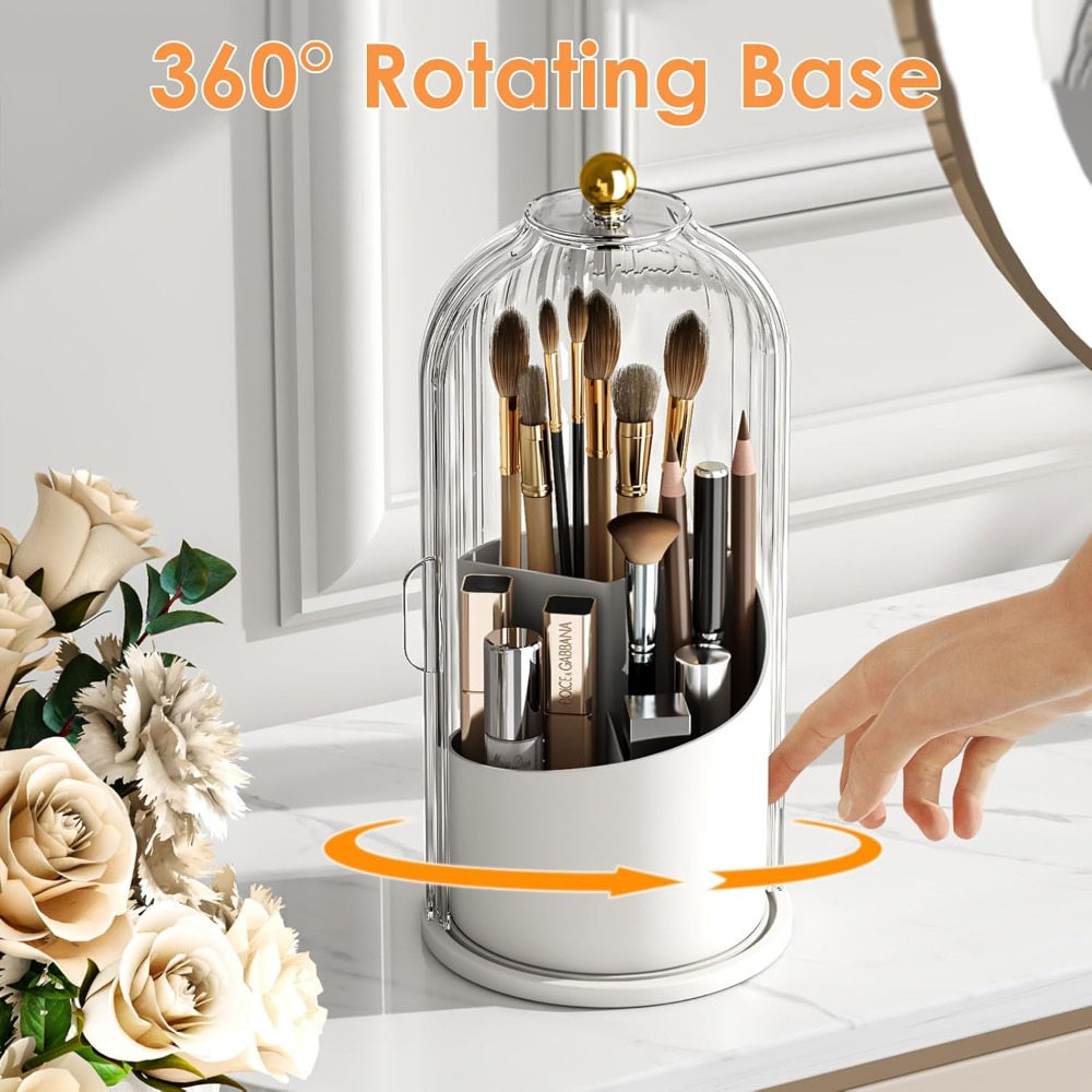 5-Piece Set, 360-Degree Rotati - Beauty Makeup Desk 评论和价格