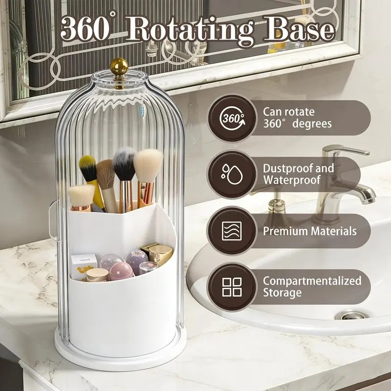 5-Piece Set, 360-Degree Rotati - Beauty Makeup Desk 评论和价格