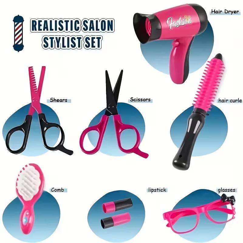 17Pcs Girls Beauty Salon Set M - Beauty Makeup Kids 评论和价格