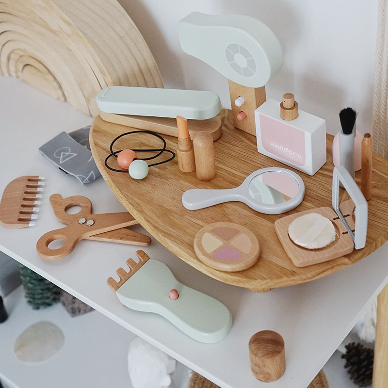 New Children Wooden Simulation - Beauty Makeup Kids 评论和价格