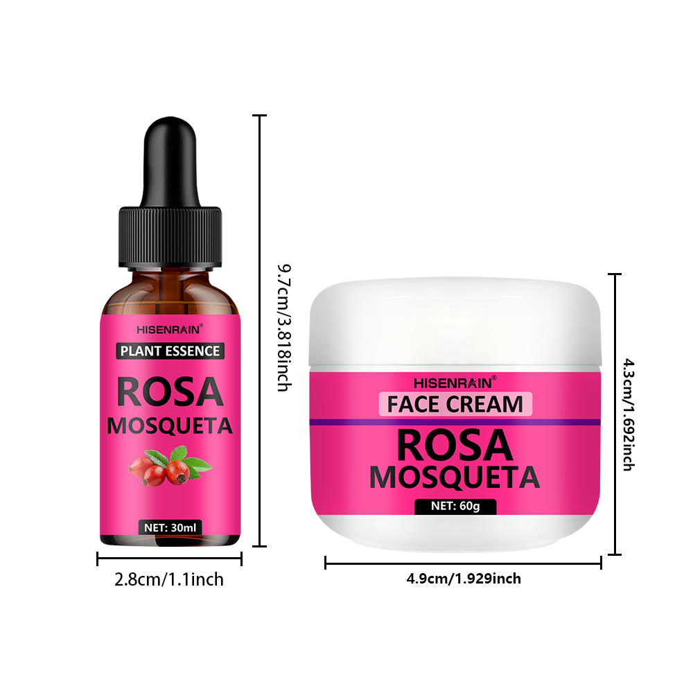 HISENRAIN Rosehip Skincare Set - Anti-Aging Face Cream 评论和价格
