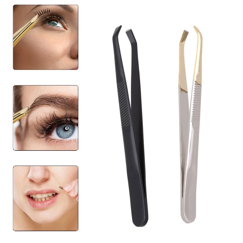 1PCS Eyebrow Tweezers Facial H - Beauty Makeup Tips 评论和价格
