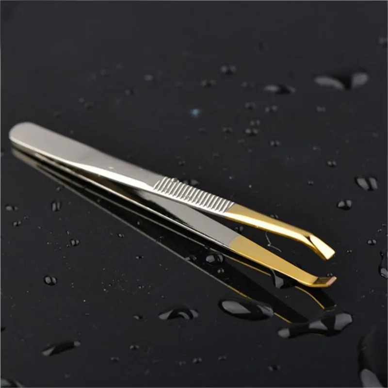 1PCS Eyebrow Tweezers Facial H - Beauty Makeup Tips 评论和价格
