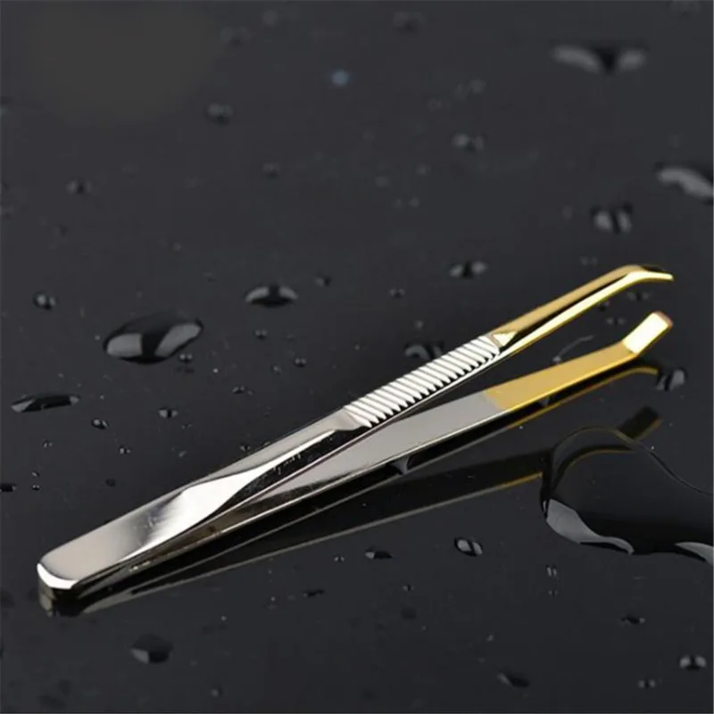 1PCS Eyebrow Tweezers Facial H - Beauty Makeup Tips 评论和价格