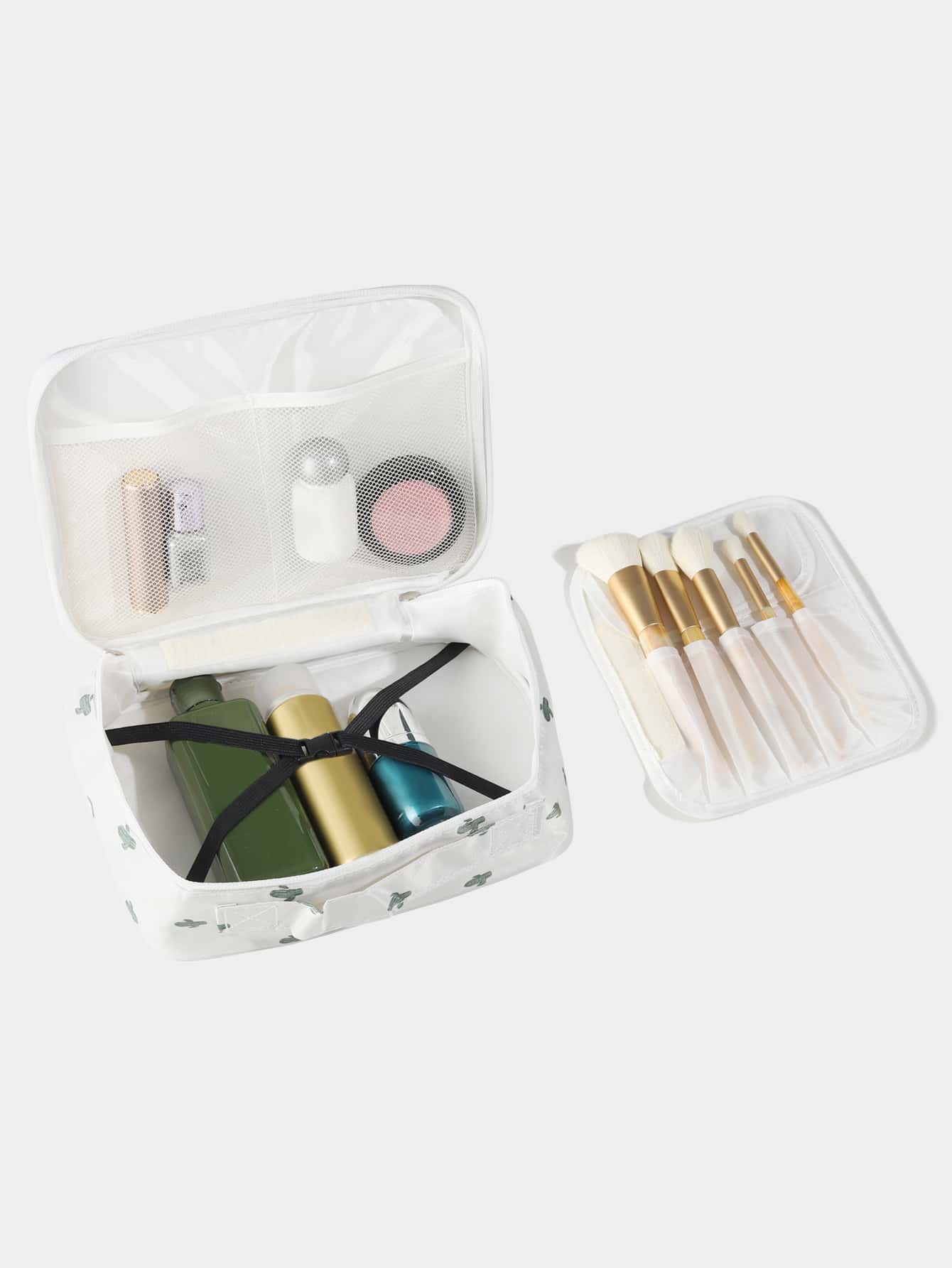 1 Pcs Cactus Print Waterproof  - Beauty Makeup Bag 评论和价格