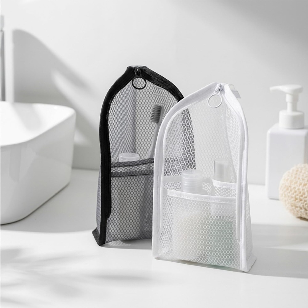 Mesh Toiletry Bag Breathable Q - Beauty Makeup Bag 评论和价格