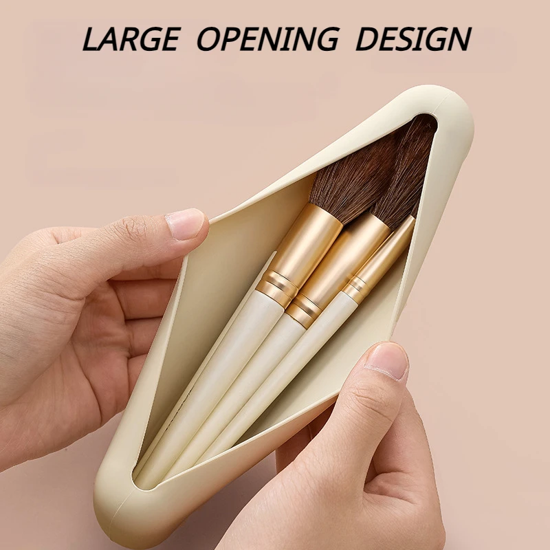 Travel Makeup Brush Holder Sil - Beauty Makeup Bag 评论和价格