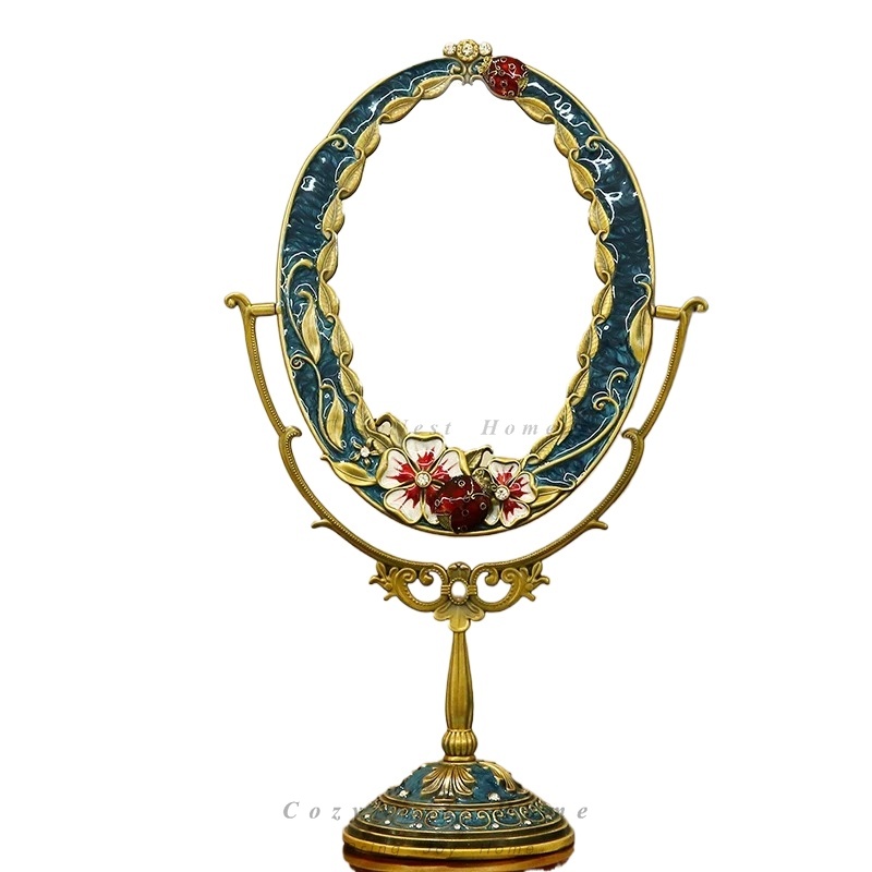 Metal mirror desktop large mak - Beauty Makeup Definition 评论和价格