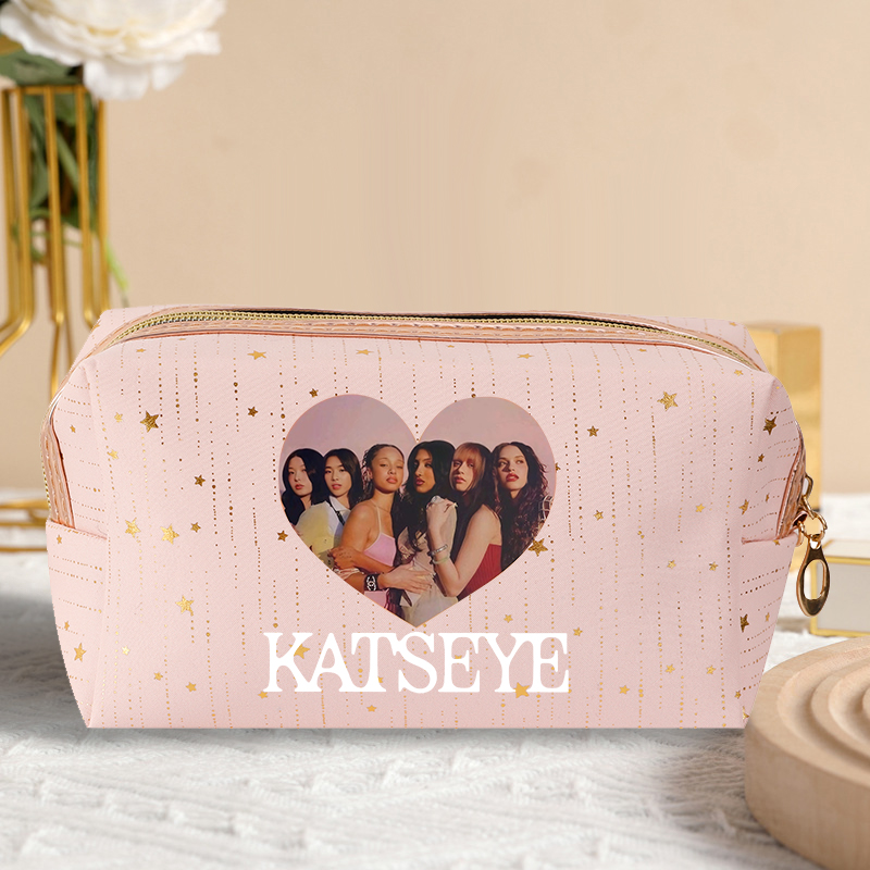 Fashion K POP K-KATSEYE Makeup - Beauty Makeup Bag 评论和价格